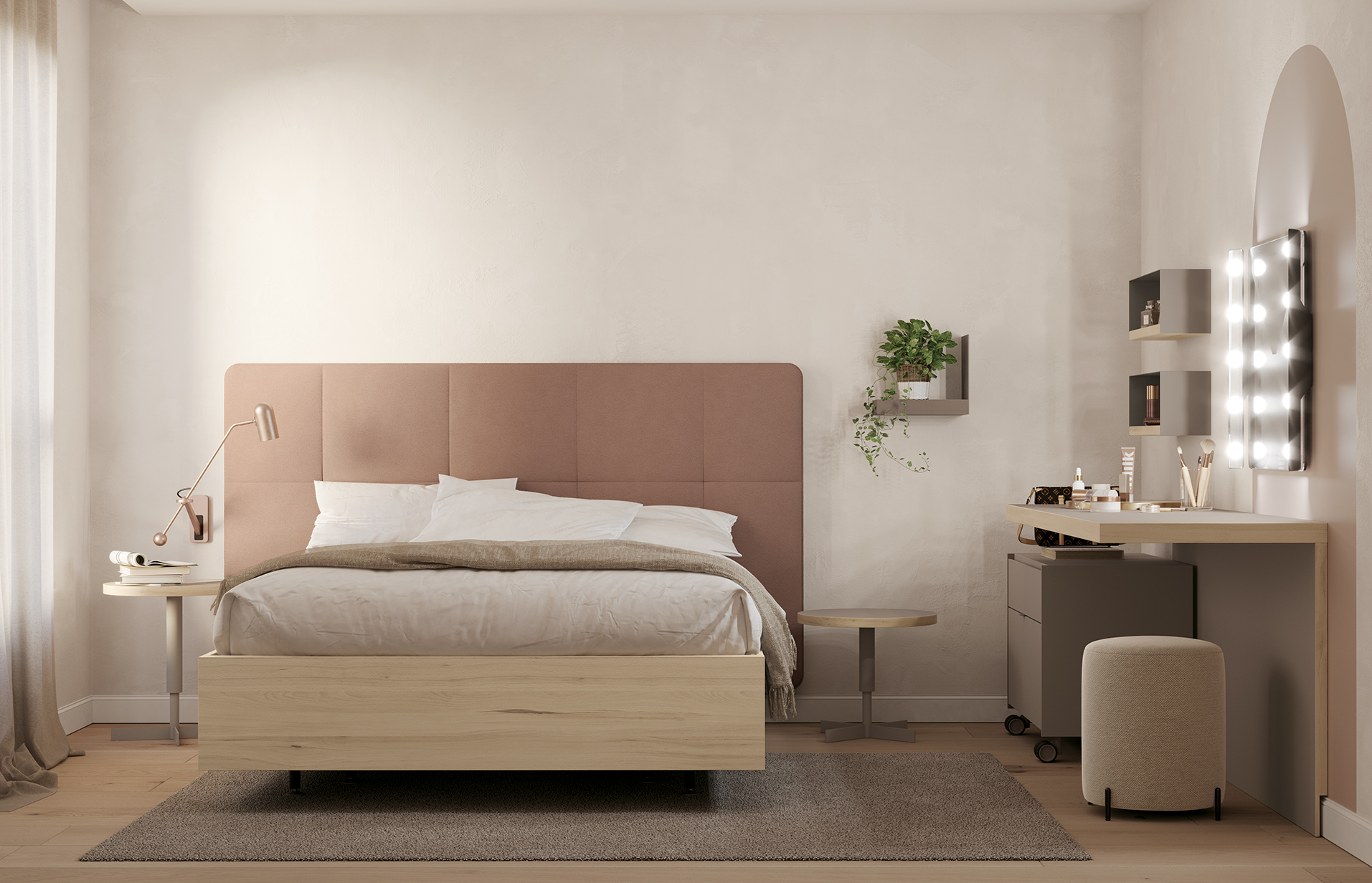 dormitorio de matrimonio juvenil