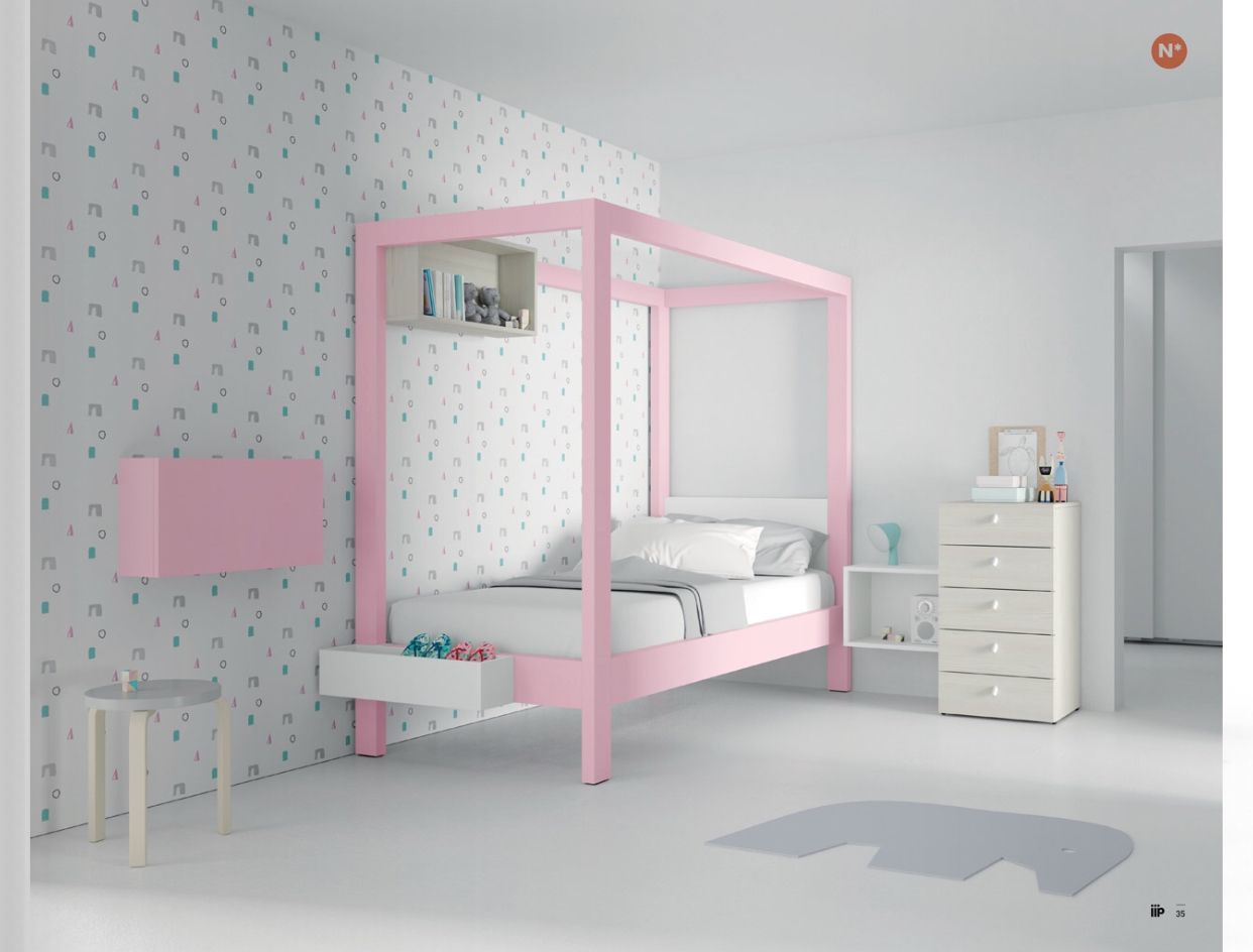Dormitorio de adolescente con cama de 135 - Xíkara