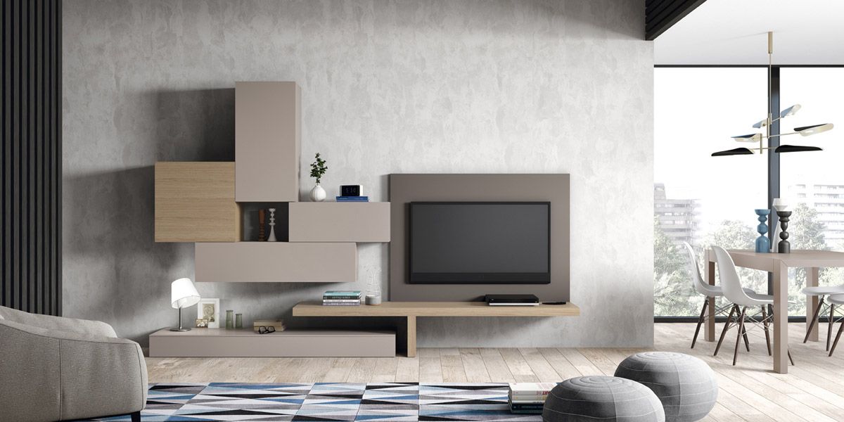 Mueble de salón con TV oculta - Xíkara