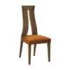 silla madera con forma asiento tapizado
