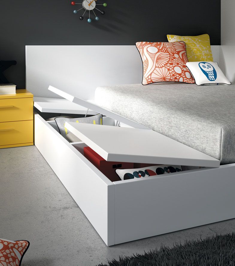 Dormitorio juvenil con cama de 135 cm. DS449CMP38 - Dstilo