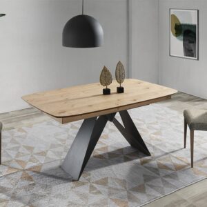 mesa-comedor-madera-pata-central-metalica