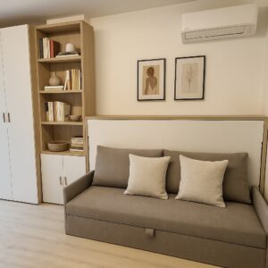 Cama abatible  con sofá para apartamento o estudio